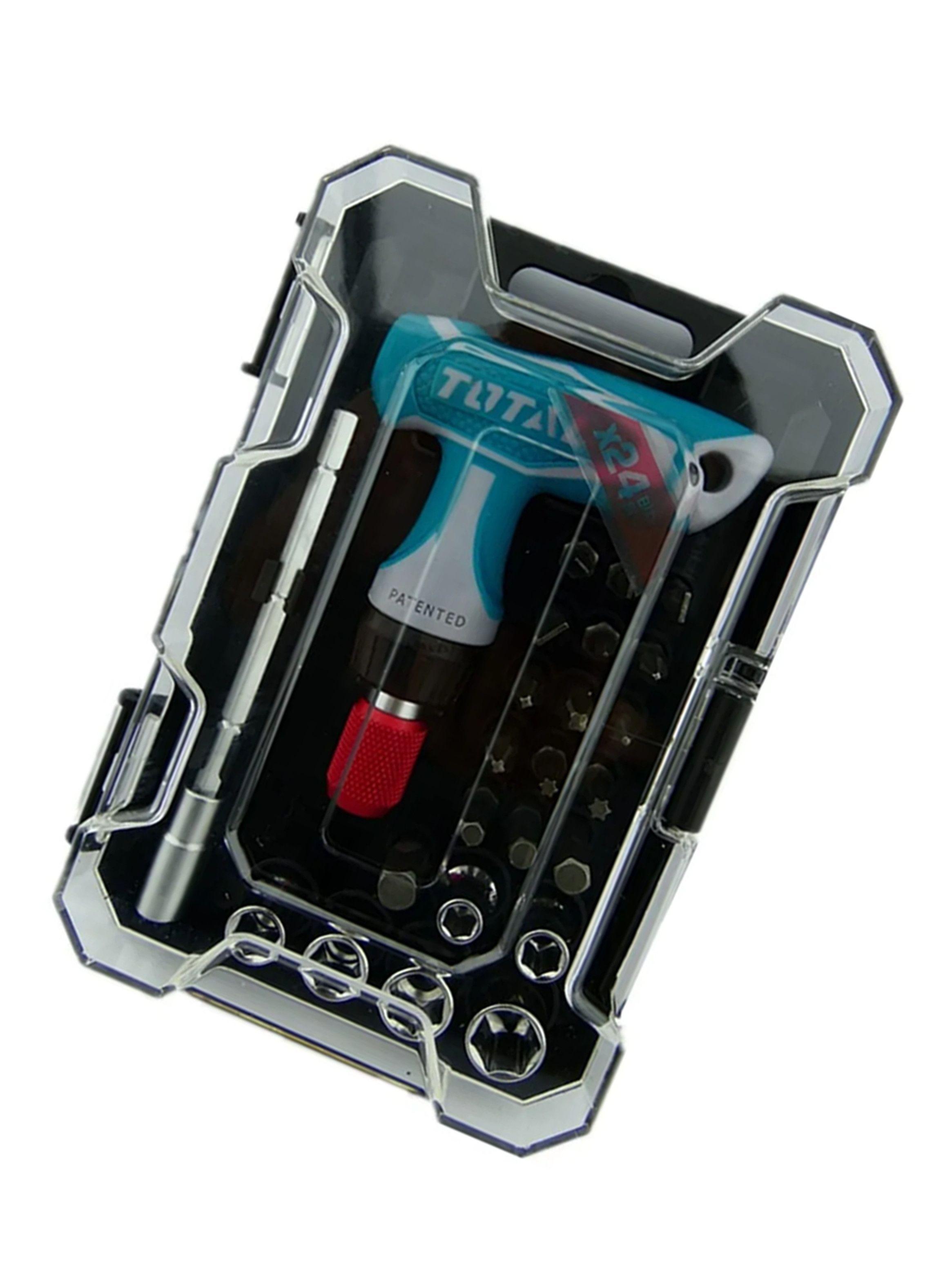 Kit Destornillador 24 Pcs C/ Llave Mango T Total-1