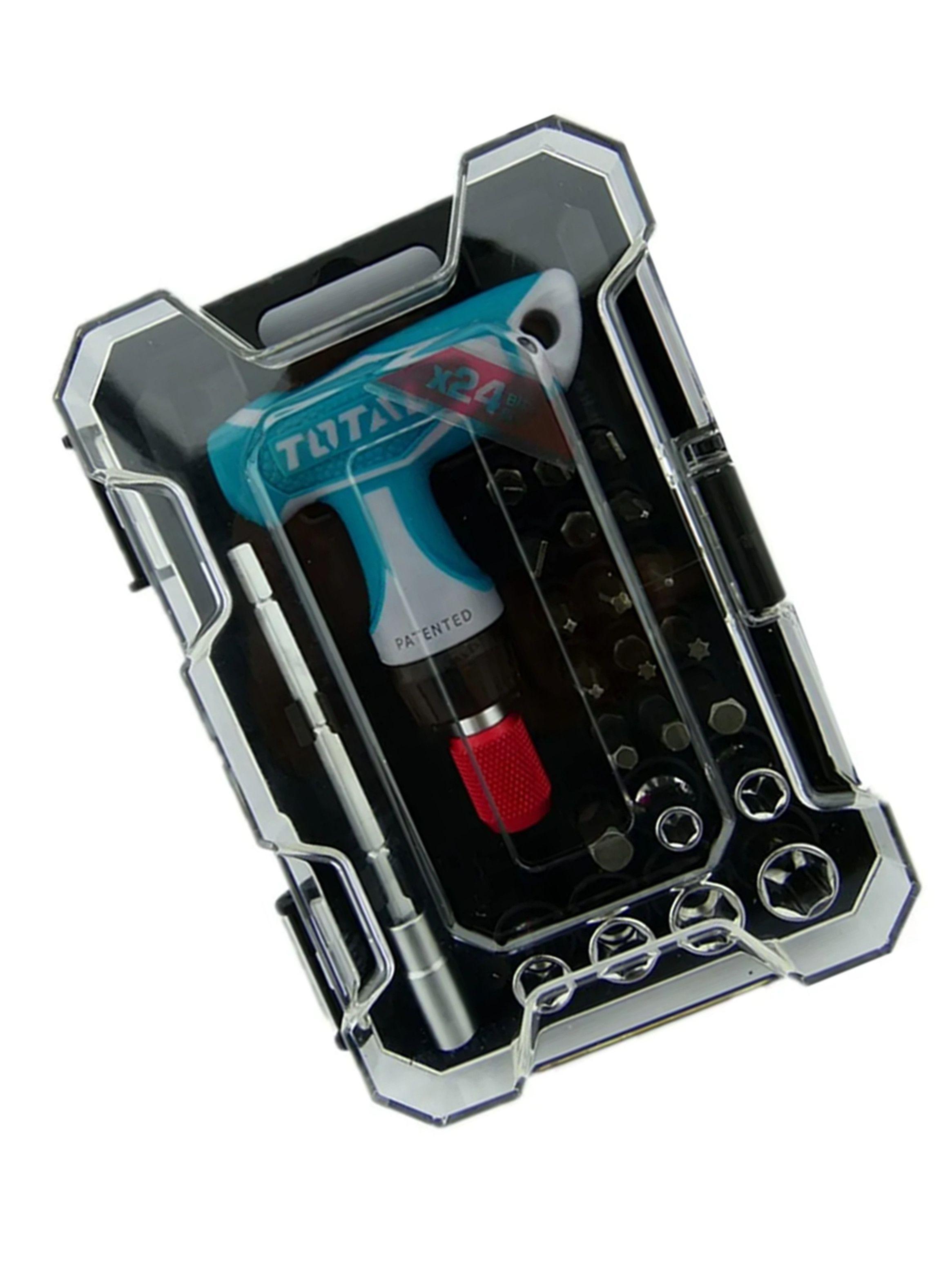 Kit Destornillador 24 Pcs C/ Llave Mango T Total-2