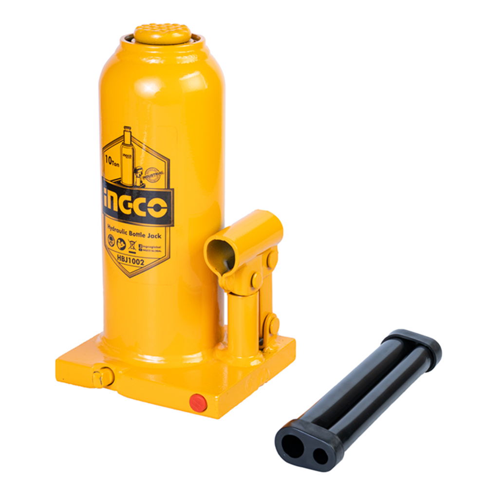 Gata Hidraulica Tipo Botella 10 Toneladas Ingco-1