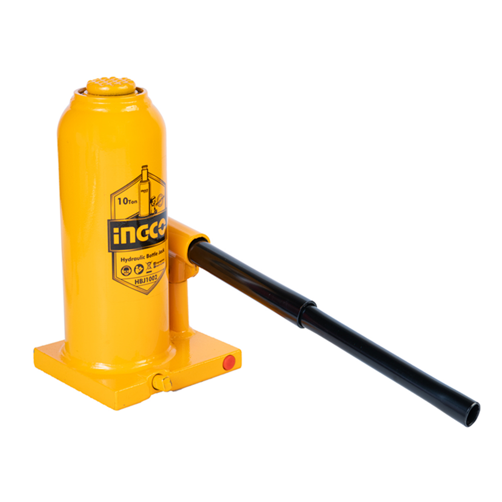 Gata Hidraulica Tipo Botella 10 Toneladas Ingco-0