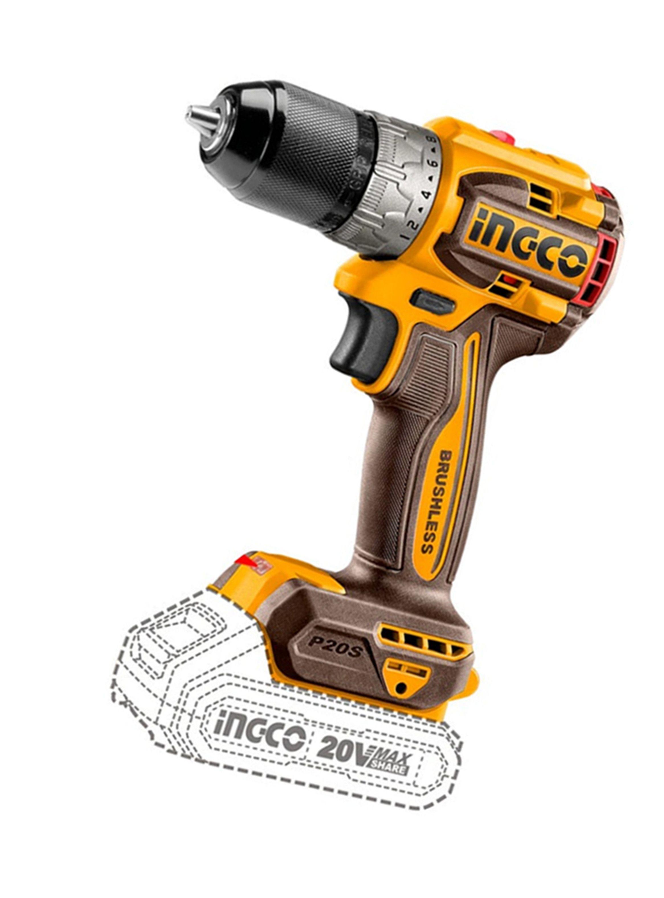 Taladro Atornillador Inalambrico 20v 13mm Ingco Cdli20602-1