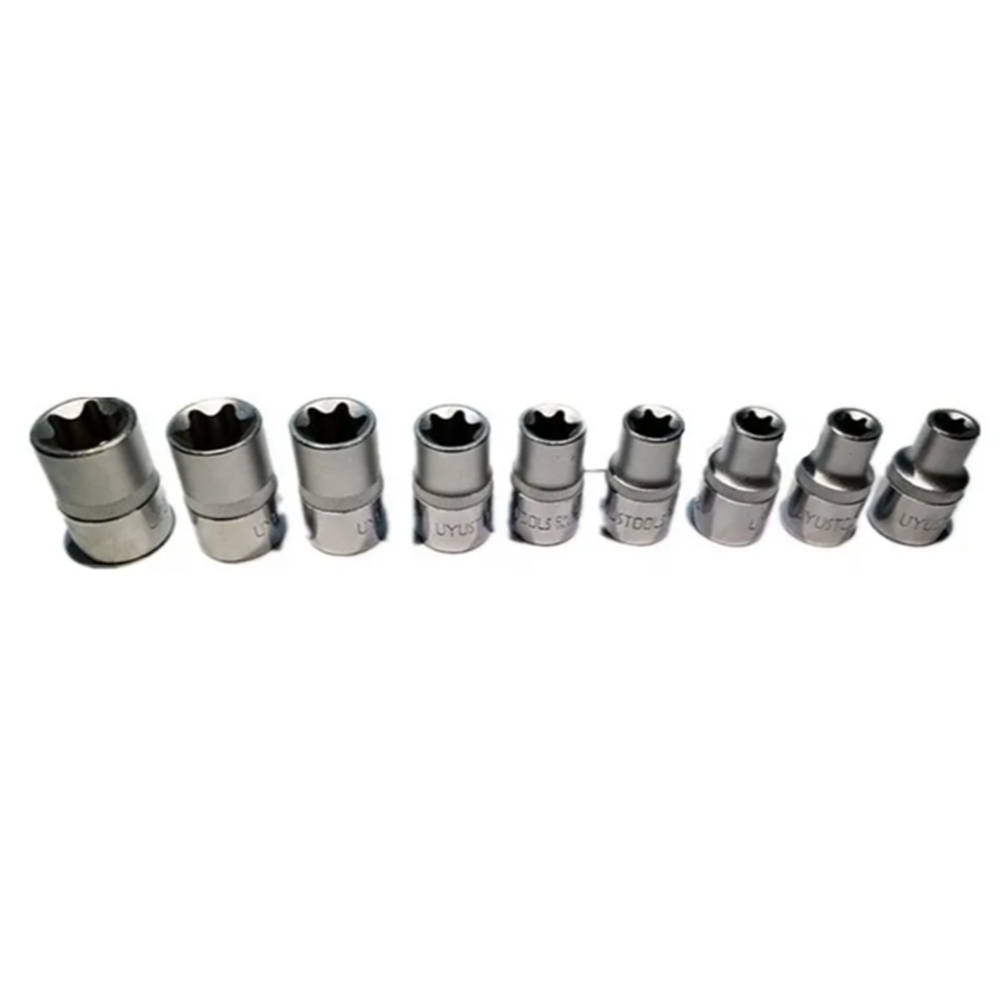Set De Dados Torx Estrella Hembra 9 Piezas Uyus-2