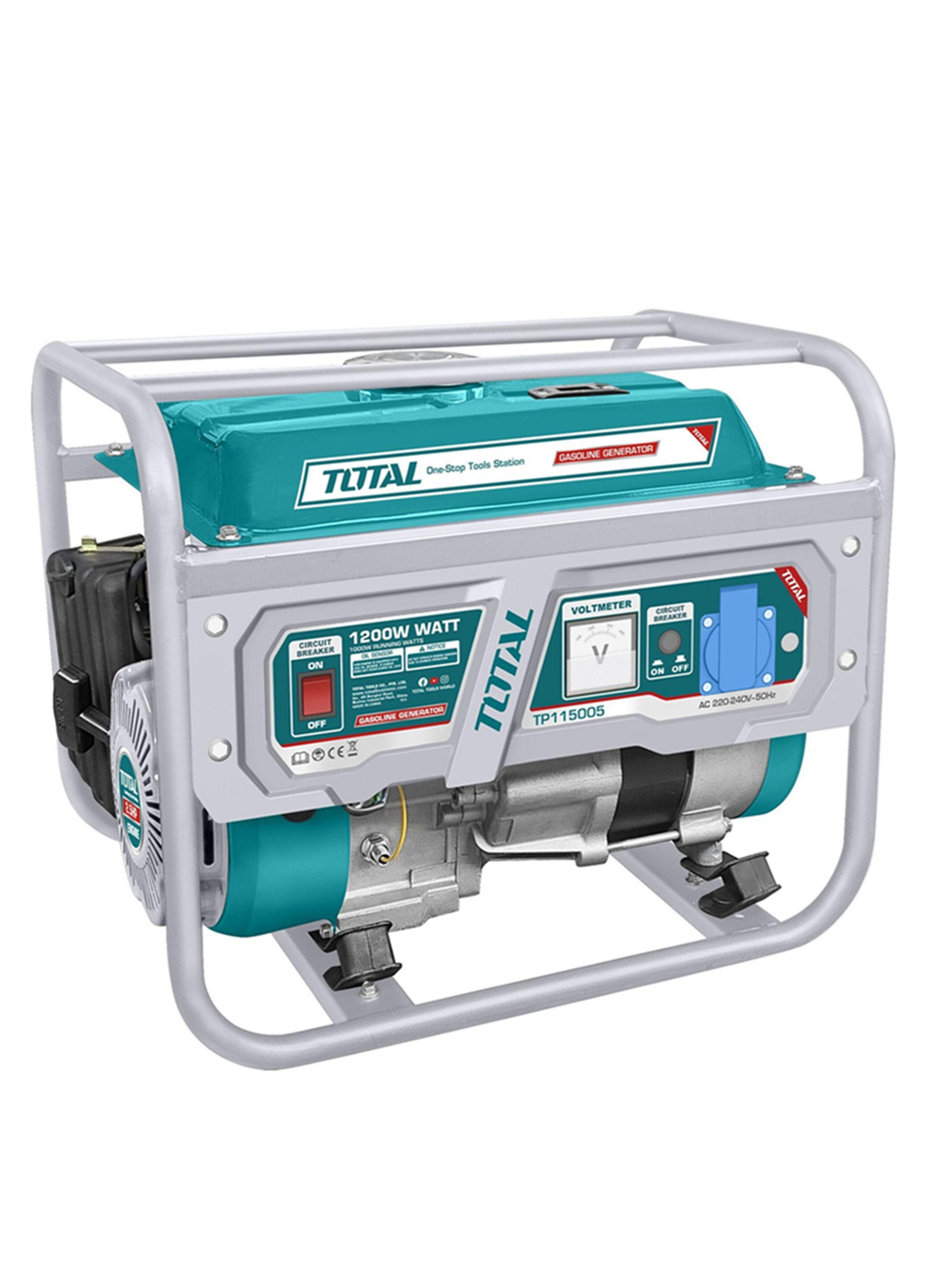 Generador Electrico Bencinero 5.5l 1200w Total Tp115005-0