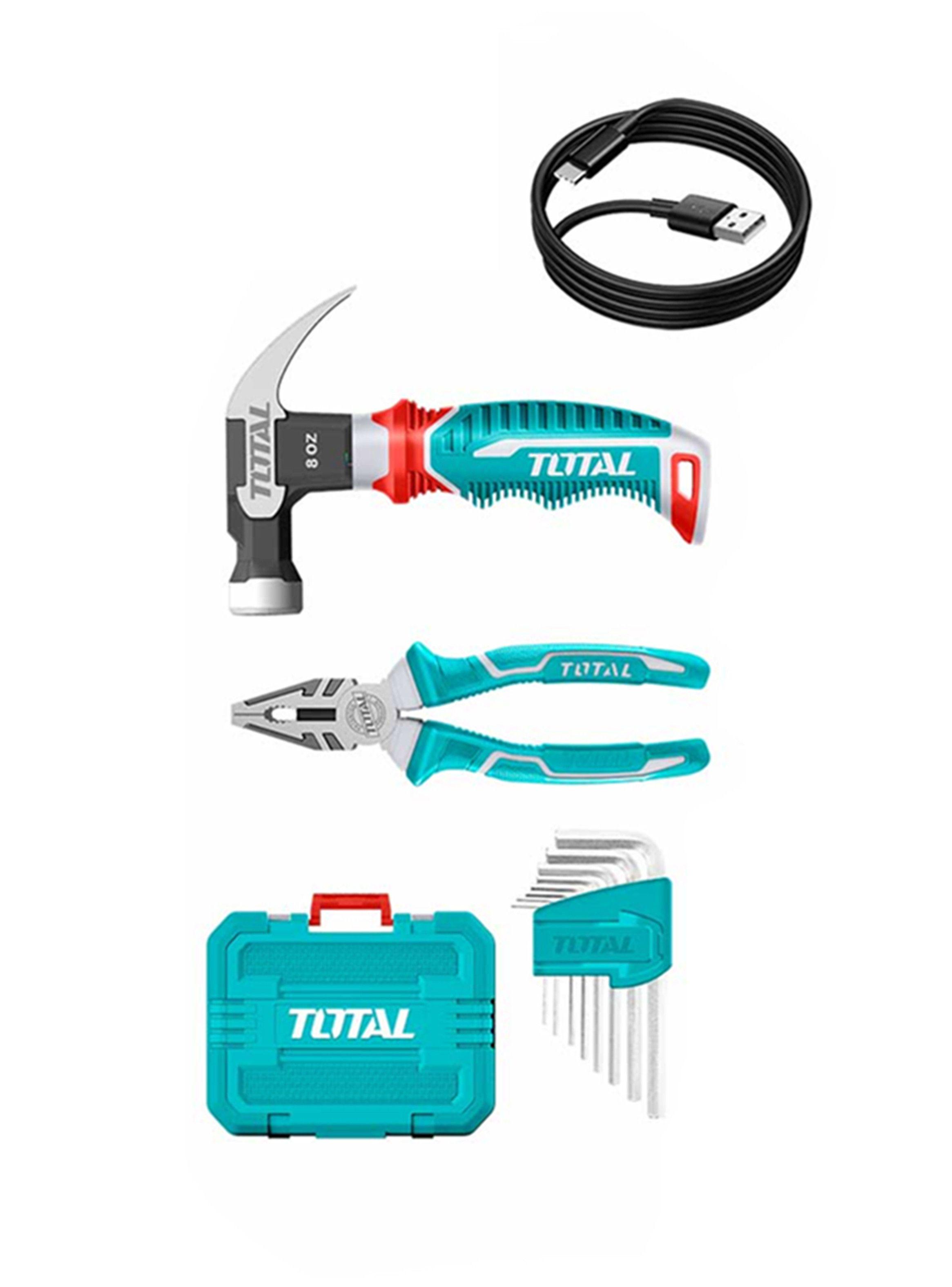 Kit Maleta Herramientas Manuales 38 Pcs Total Thkthp10386-2