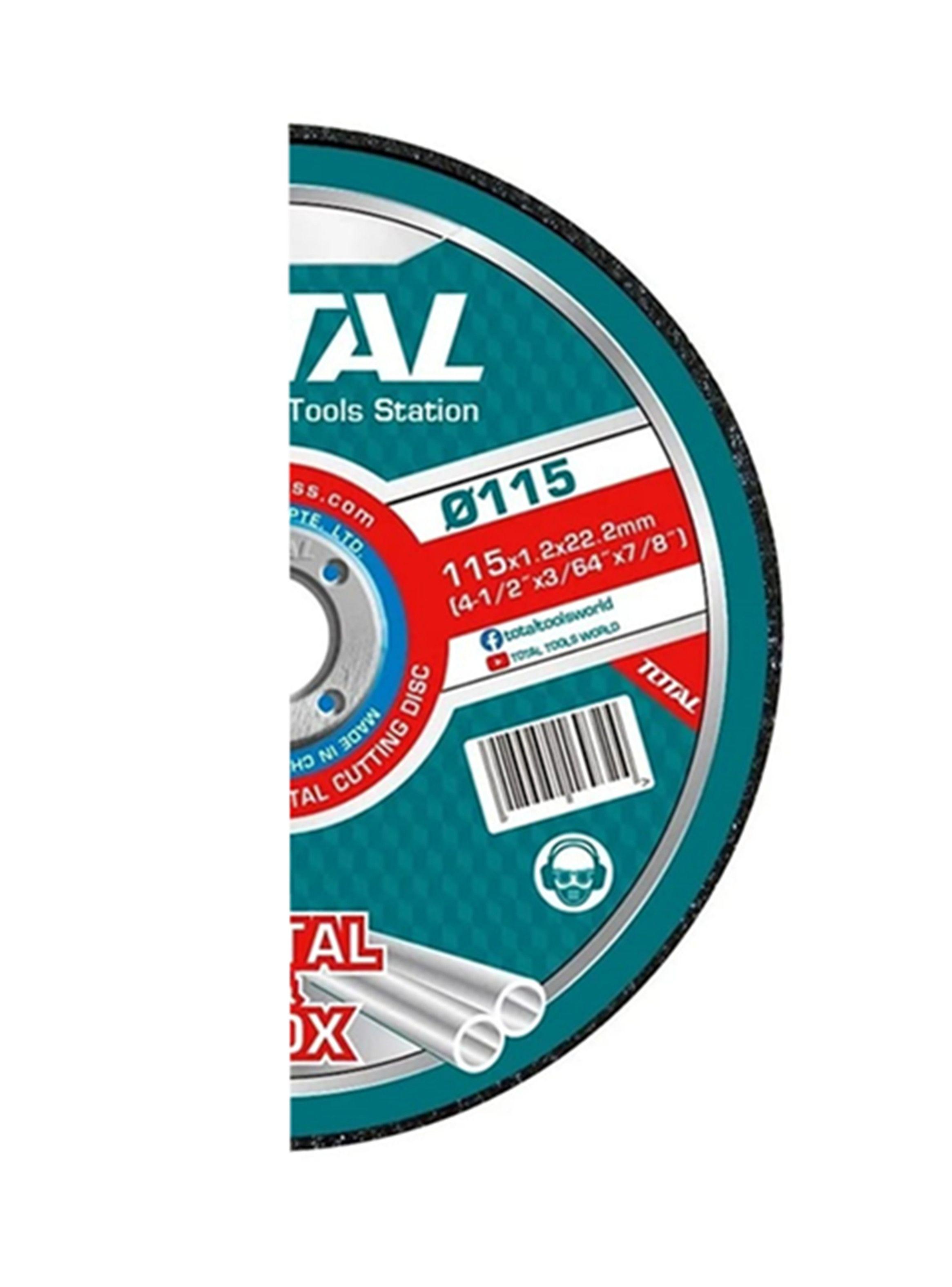 Disco De Corte P/ Metal Acero Inoxidable 115mm 50 Unds Total-2