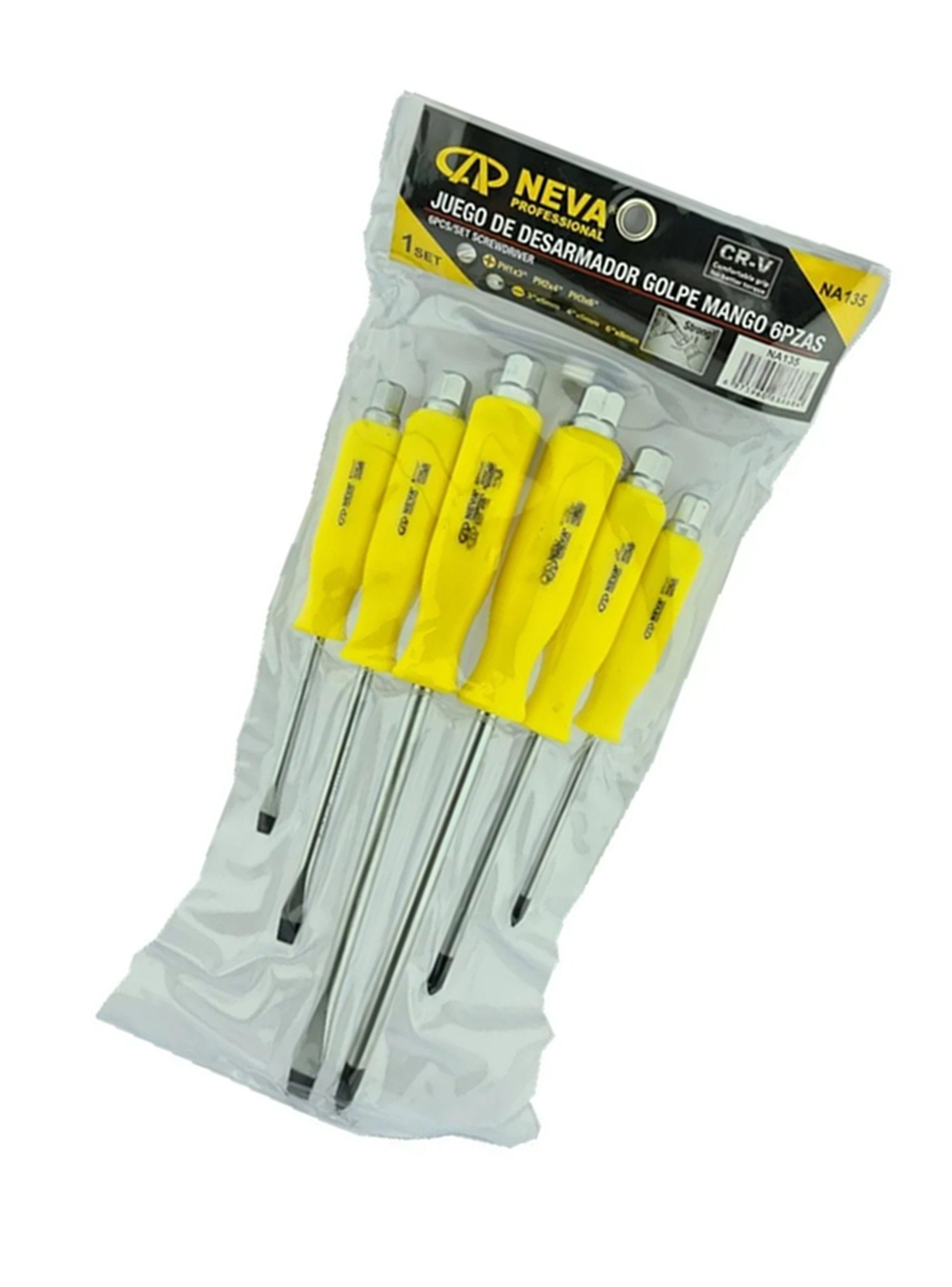 Juego De Destornilladores De Golpe 6 Piezas Na135-2