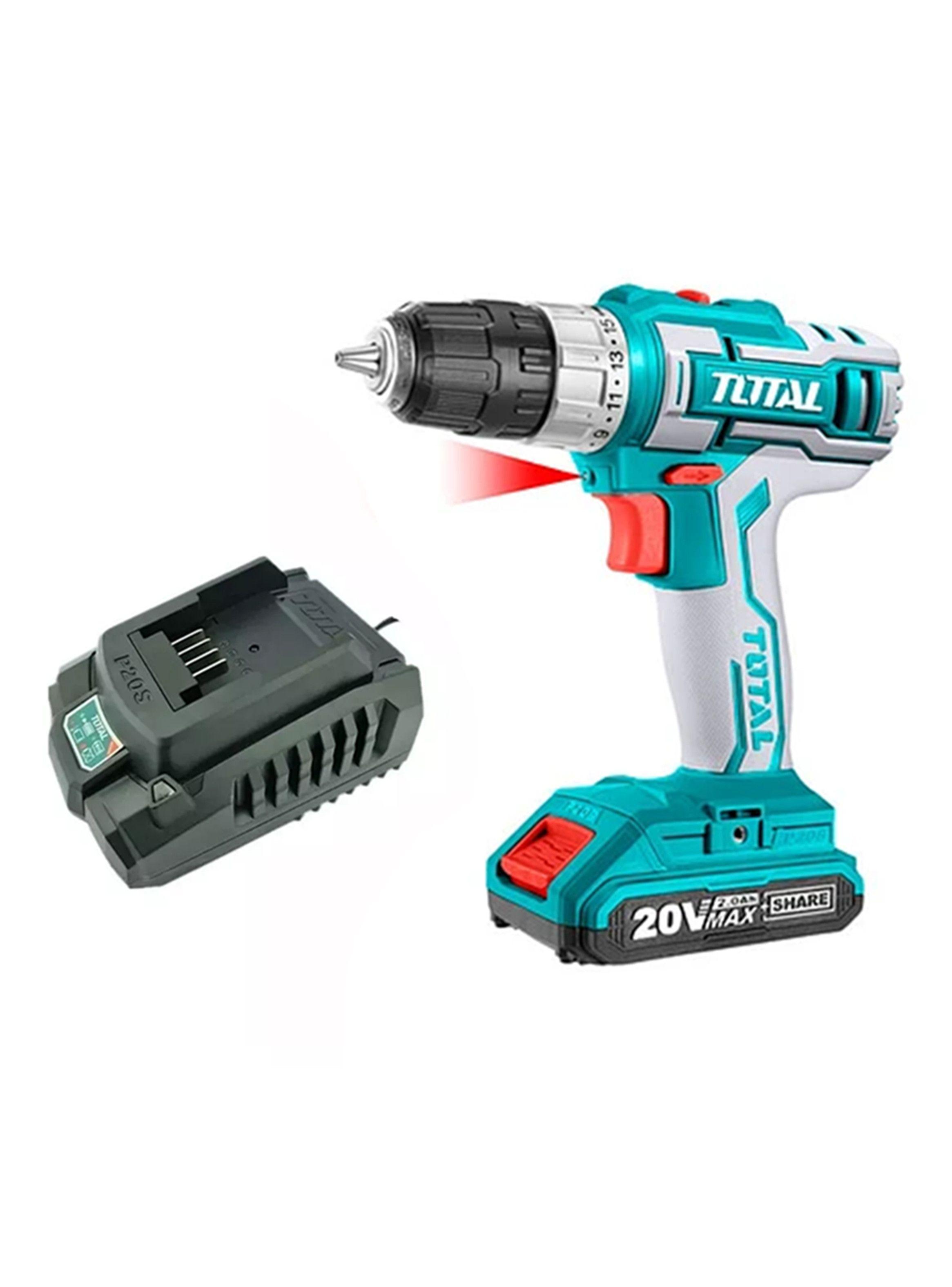 Taladro Atornillador Inalambrico 10mm 20v Total Tdli20024-0