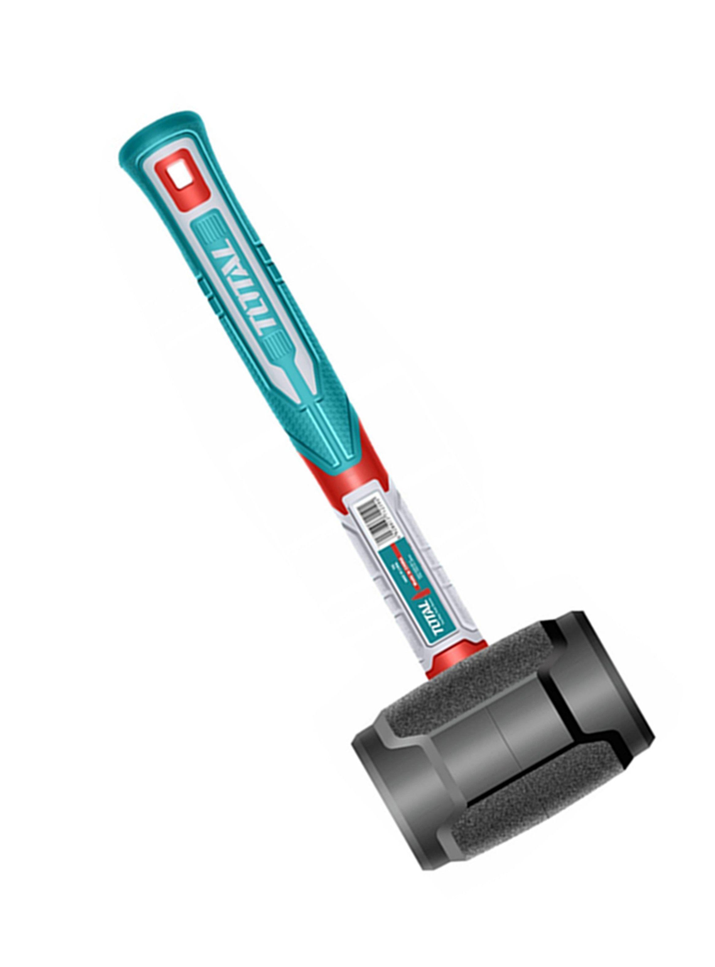 Combo Martillo Mazo De Goma 8oz Total Thruh6808-2