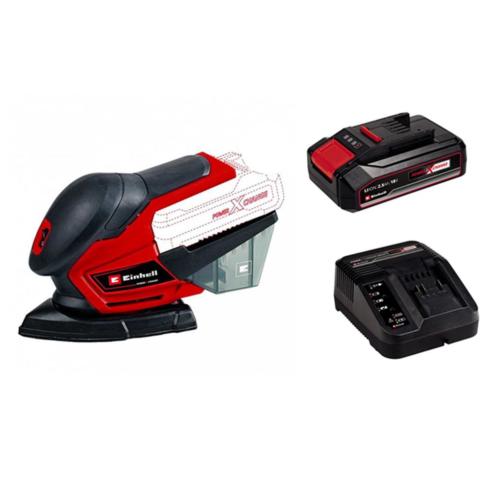 Lijadora Múltiple Inalambrica 18v Bateria + Cargador Einhell-0