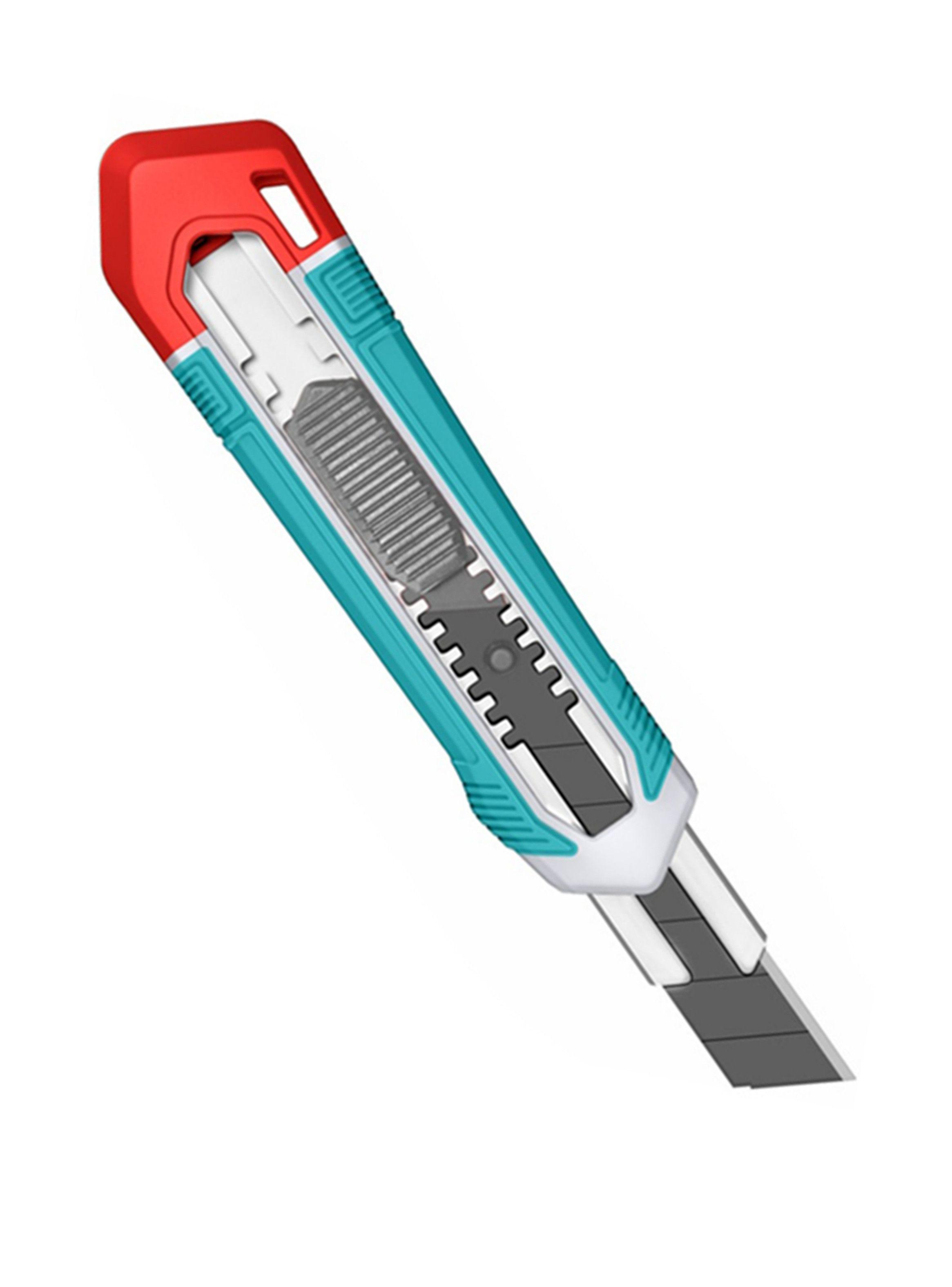 Corta Carton Cuchillo Cartonero 18mm X 100mm Total Tht511815-2