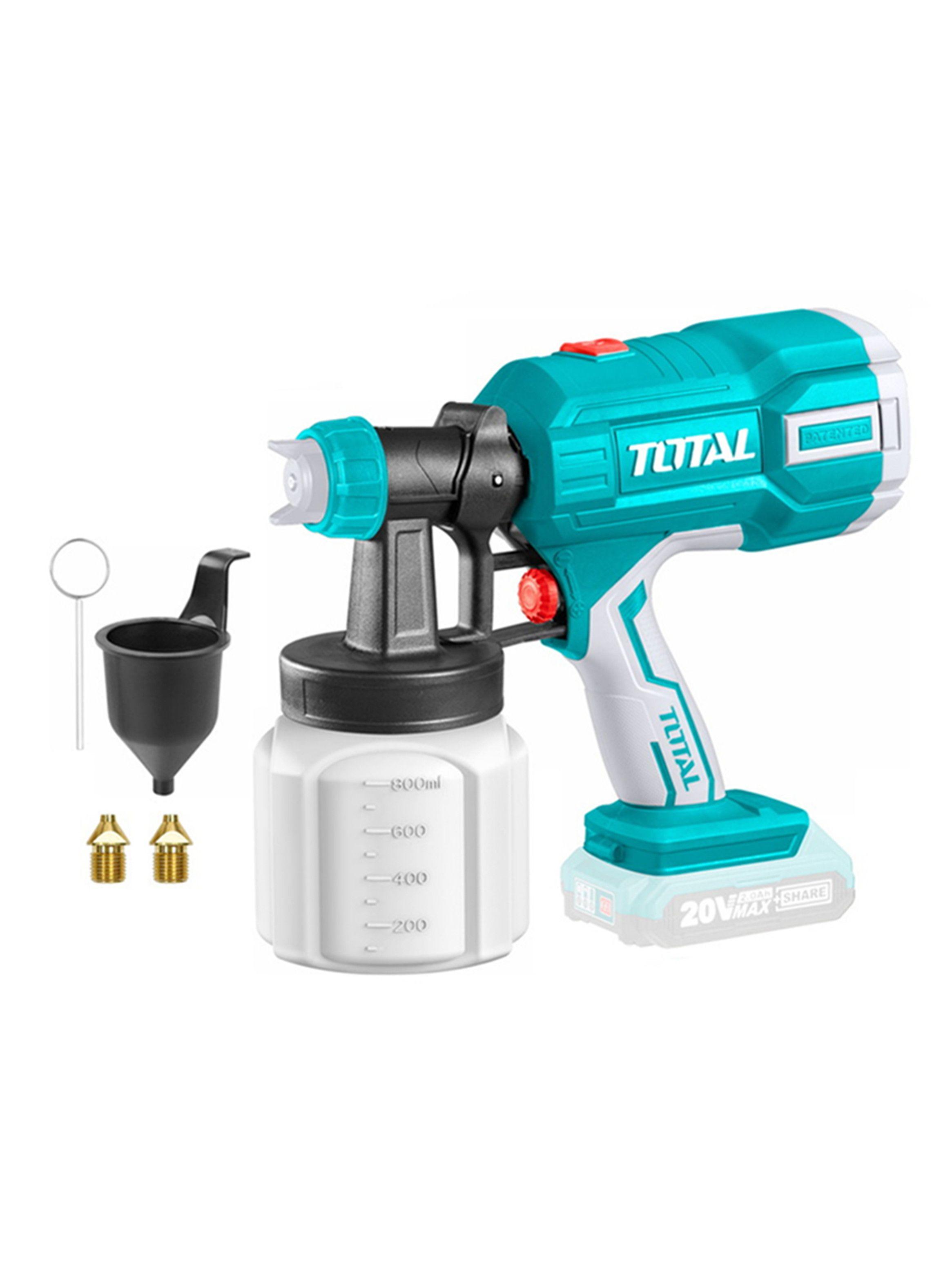 Pistola De Pintura Bat+ Cargador 20v Total Tsgli2003-1
