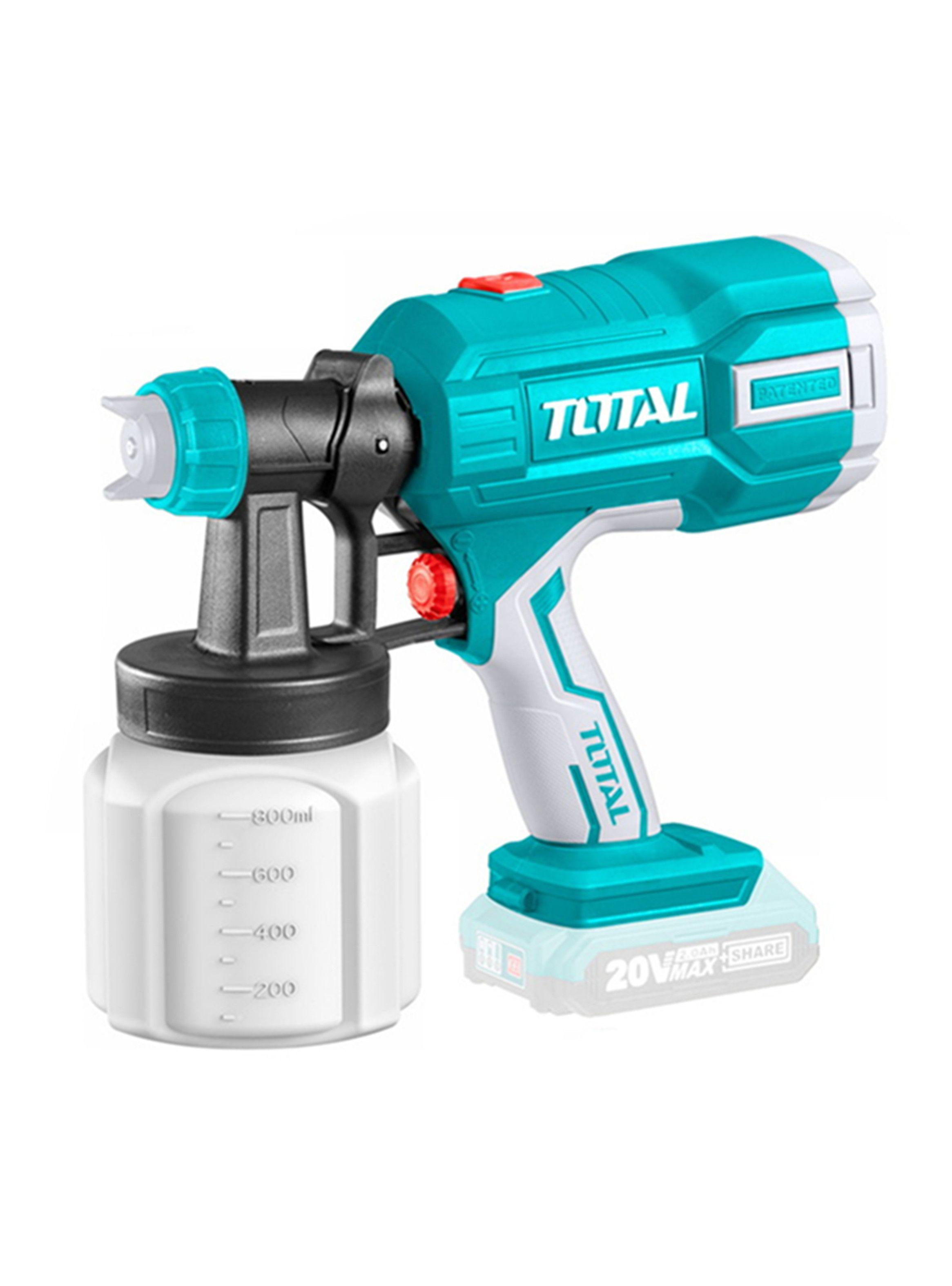 Pistola De Pintura Bat+ Cargador 20v Total Tsgli2003-2