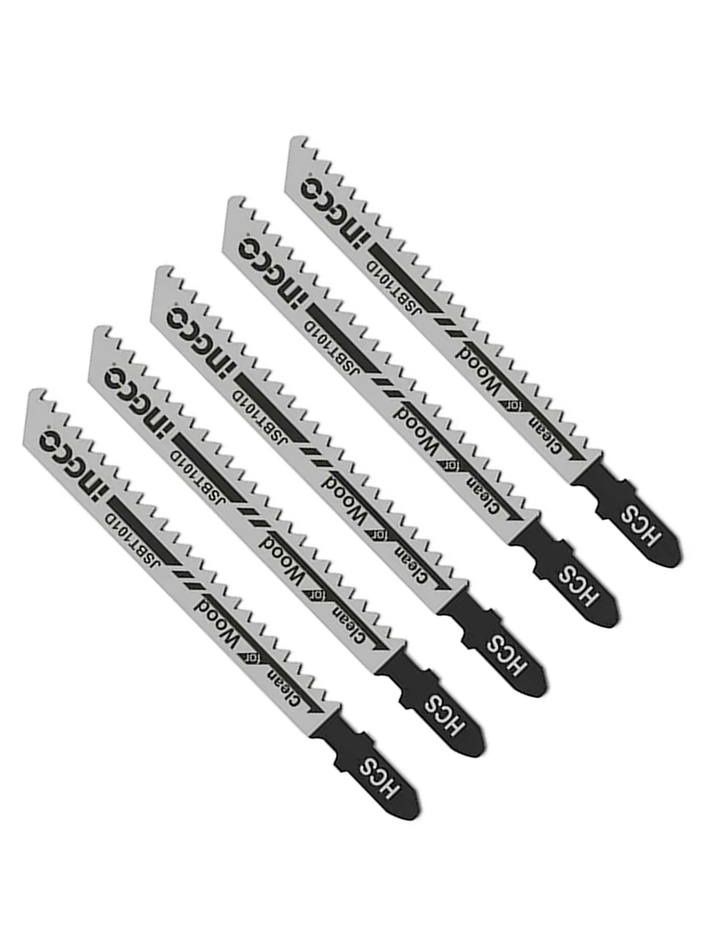 Set Jgo De Hojas Para Sierra Caladora P/ Madera 5 Pcs Ingco  -2