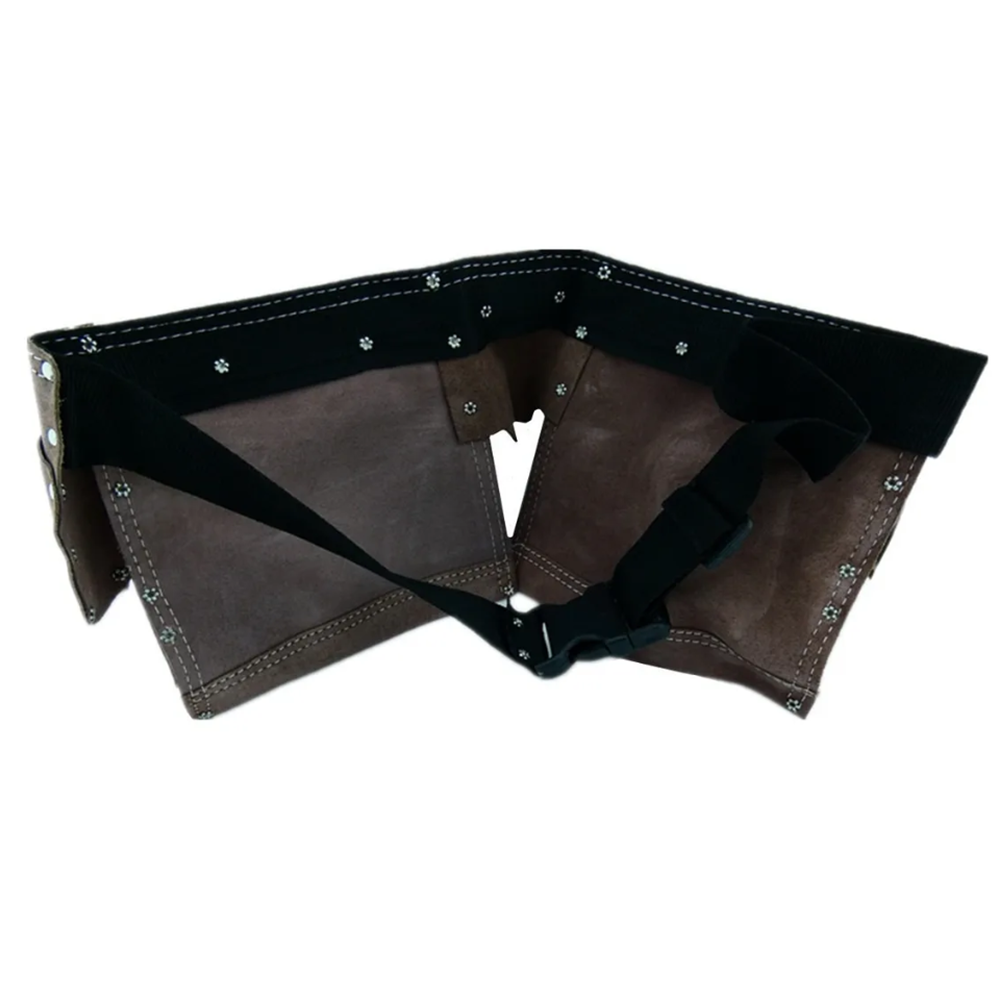 Coleto Carpintero De Cuero Doble Porta Herramienta-3