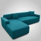 Funda Sillón L 3 Cuerpos Elástica Cuadrille Modular Grid-2