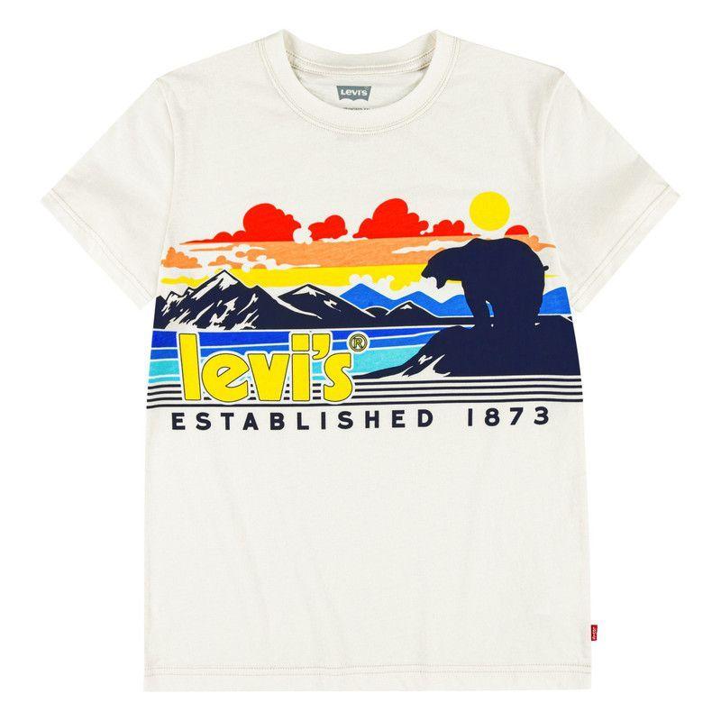 Polera Niño MC Blanco Levis 91F710-W1O-S-0