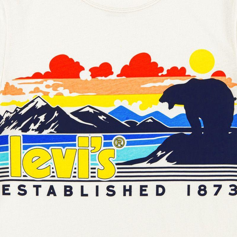 Polera Niño MC Blanco Levis 91F710-W1O-S-1