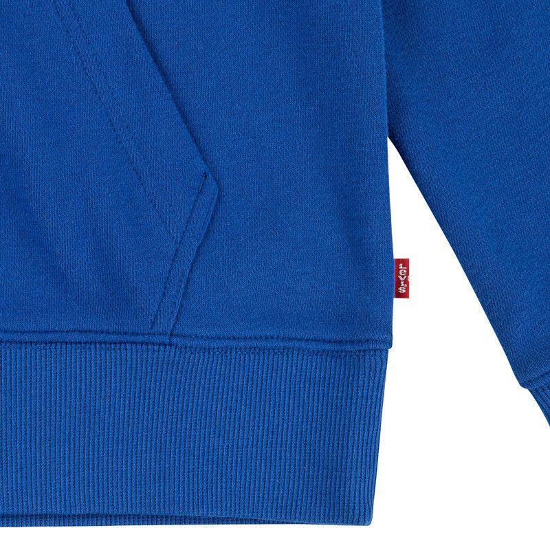 Poleron Niño 1/4 zip Hoddie Azul Levis-3