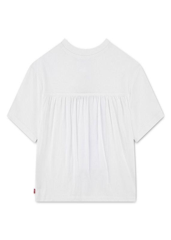 Polera Niña MC Graphic Blanco Levis-1