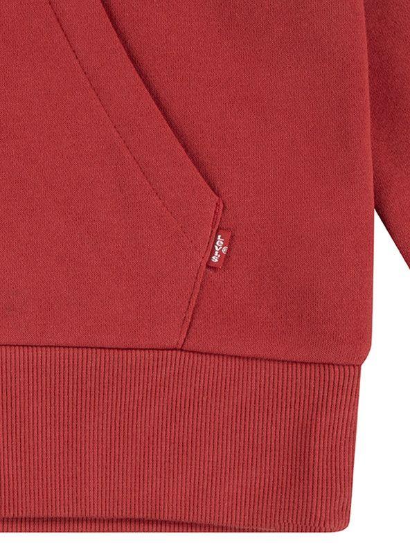 Poleron Niño Hoodie Batwing Rojo Levis-3