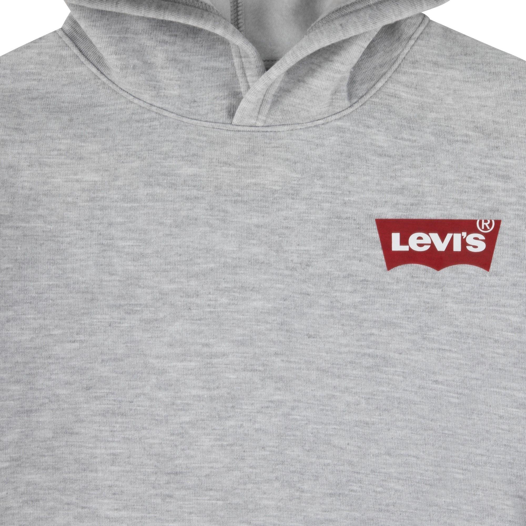 Poleron Niño Hoddie Estampado Gris Levis-2