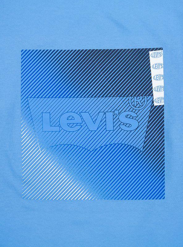 Polera Niño ML Logo Grande Celeste Levis-2