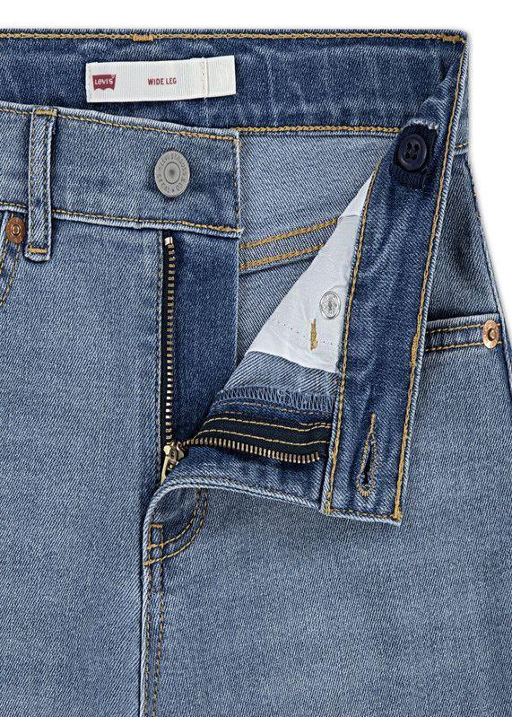 Jeans Niña Wide Leg Azul Claro Levis-2