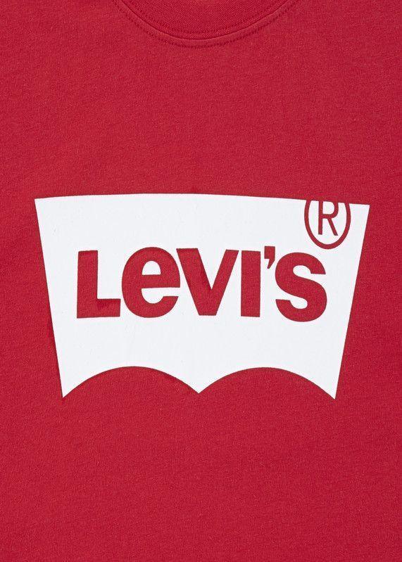 Polera Niño MC Batwing Rojo Levis-2