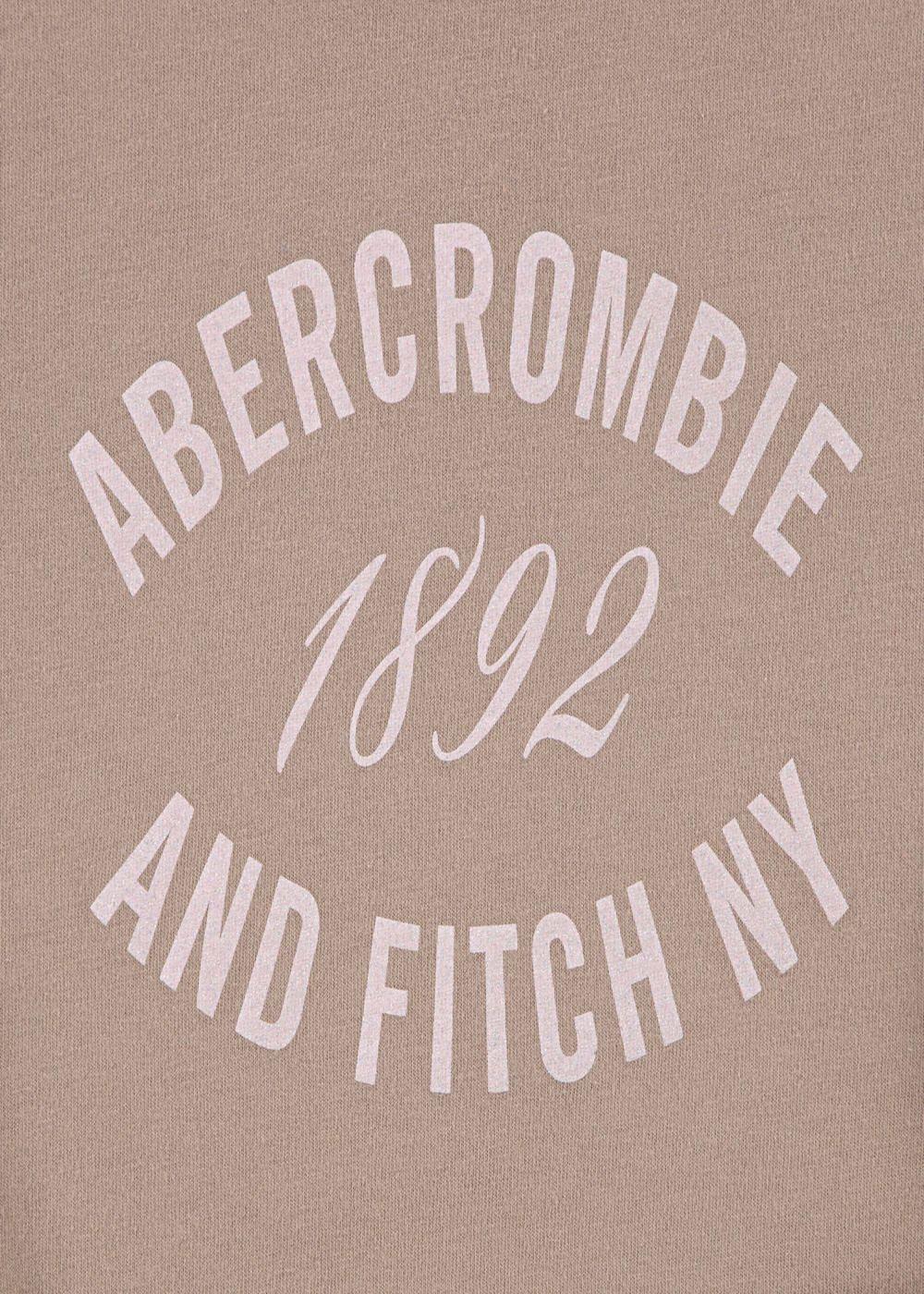 Polera Niña Fruncida Café 1892 Abercrombie & Fitch-2