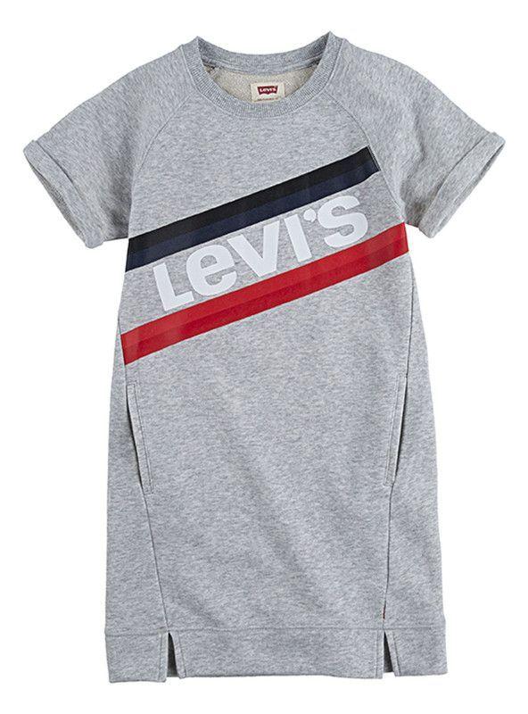Vestido Niña Sportswear Gris Levis 41A880-G2H-S-0