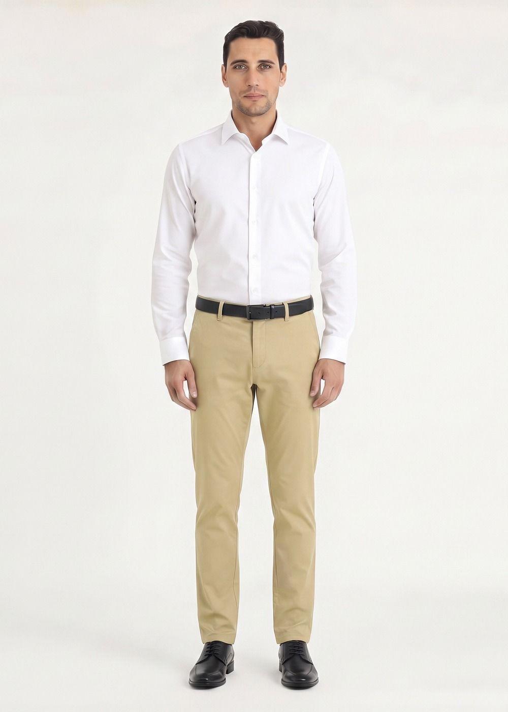 Pantalon Casual Chino Slim-0
