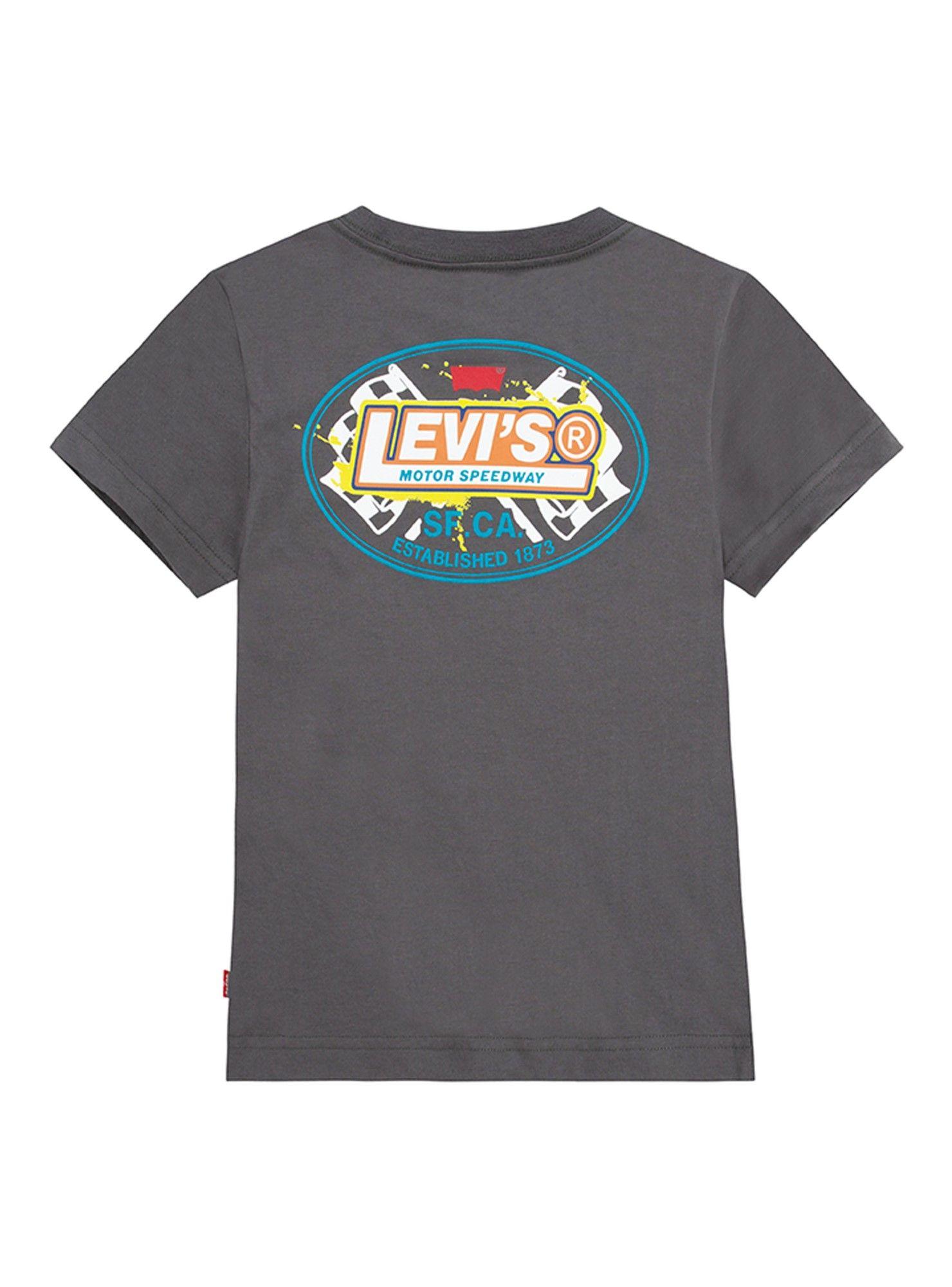 Polera Niño MC Racer Gris Levis-2