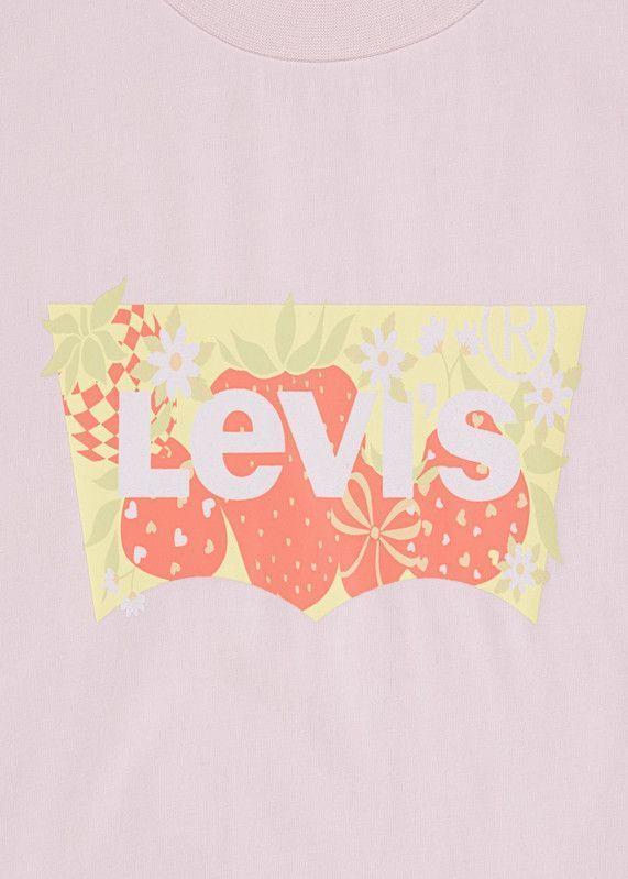 Polera Niña MC Batwing Rosado Levis-2