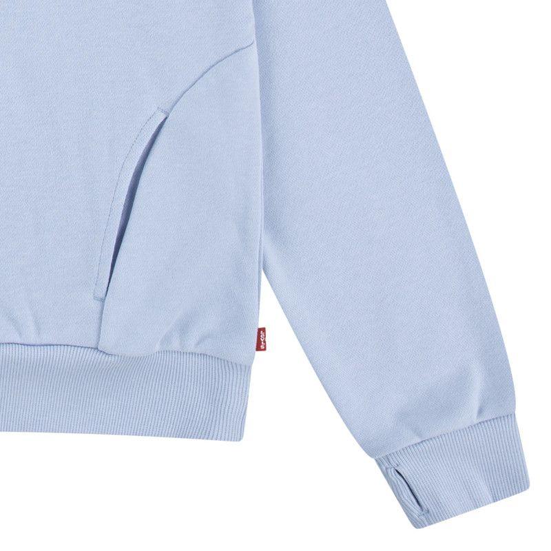 Poleron Niña Hoddie Batwing Lila Levis-2