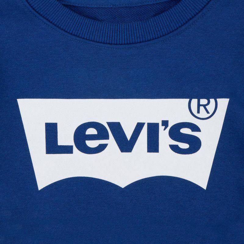 Poleron Niño C-Redondo Batwing  Azul Levis-2