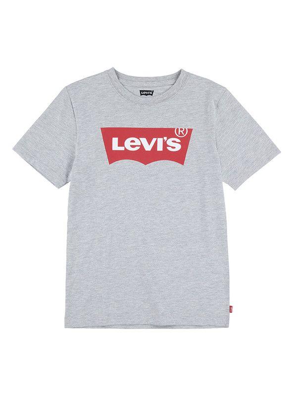 Polera Niño MC Batwing  Gris Levis-0