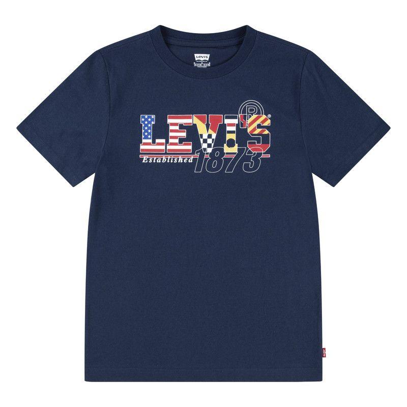 Polera Niño MC Azul Levis 91M286-C8D-S-0