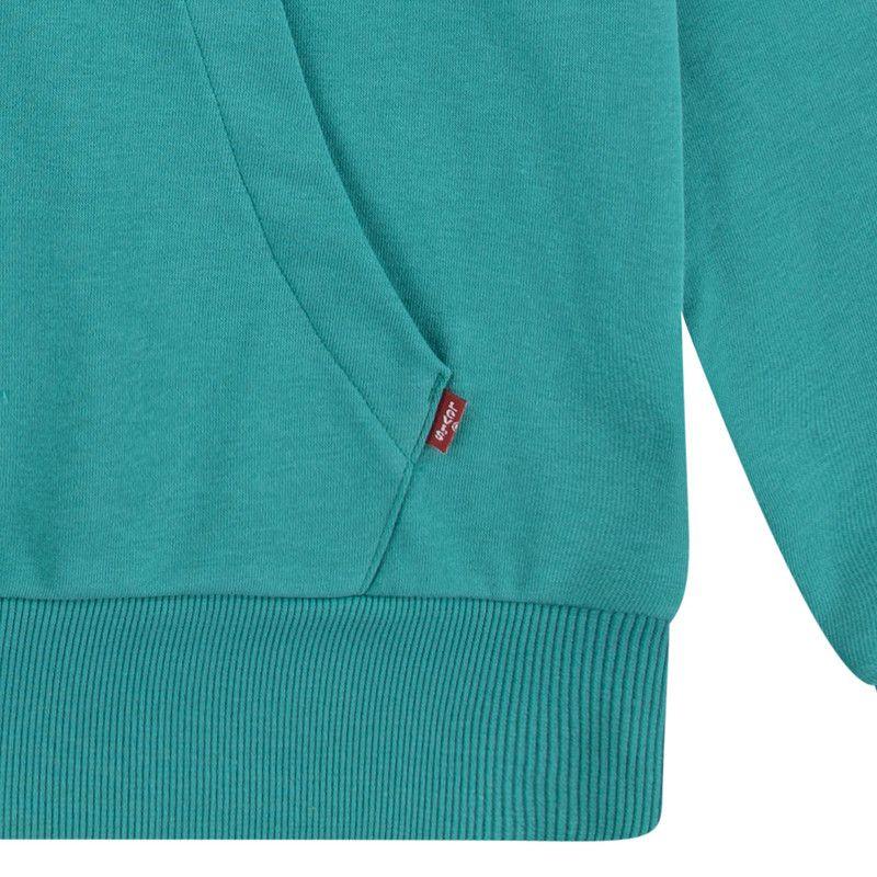 Poleron Niño Hoodie Batwing Verde Levis-3