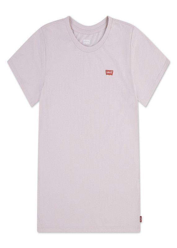 Polera Niña MC Mini Batwing Rosado Levis-0