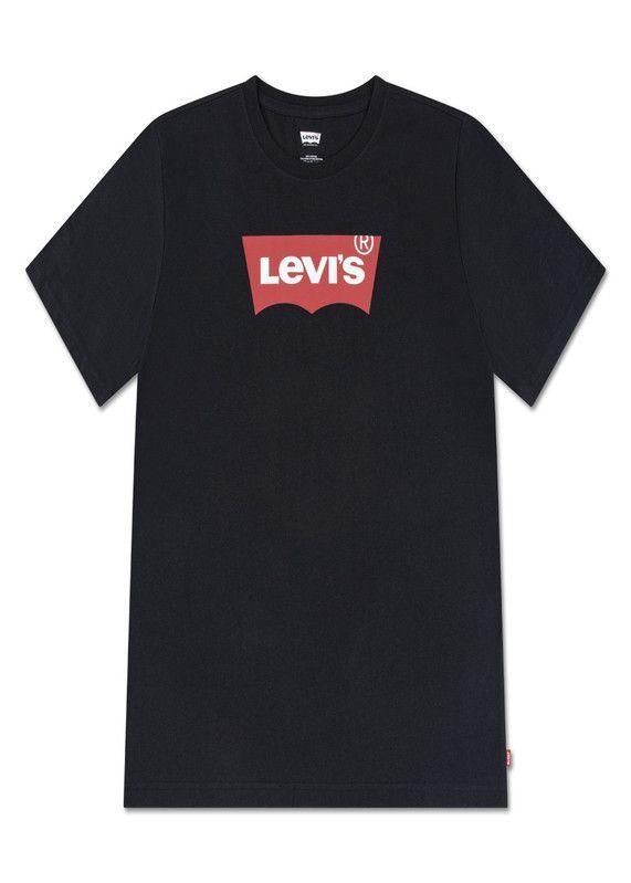 Polera Niño MC Batwing Negro Levis-0