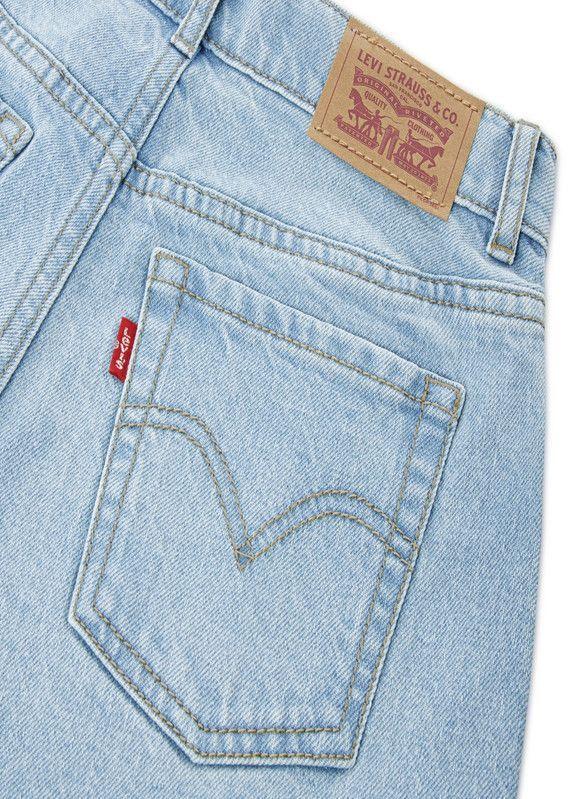 Short Niña Baggy Short Azul Claro Levis-3