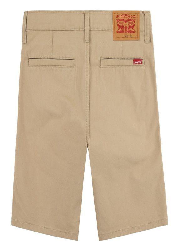 Short Niño Straight Fit Khaki Levis-1