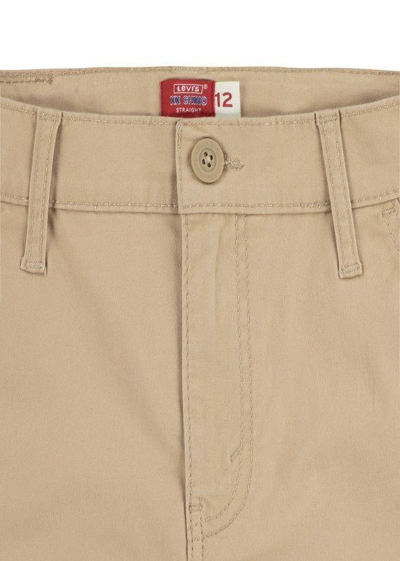 Short Niño Straight Fit Khaki Levis-2