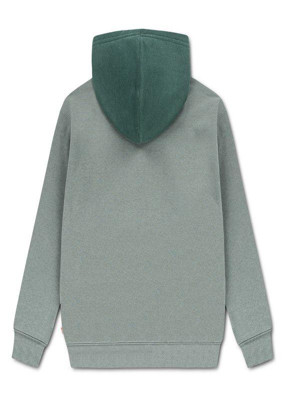 Poleron Niño Hoodie Colorblock Verde Levis-1