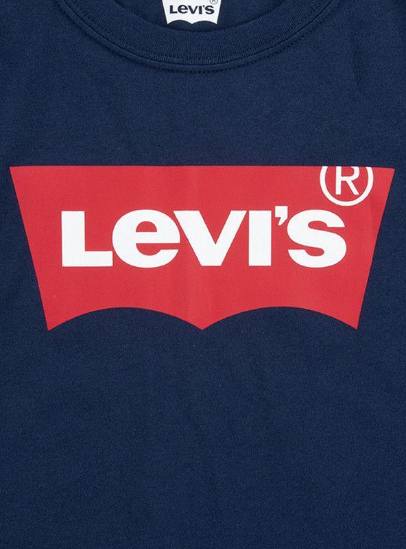 Polera Niño MC Batwing Azul Levis-2