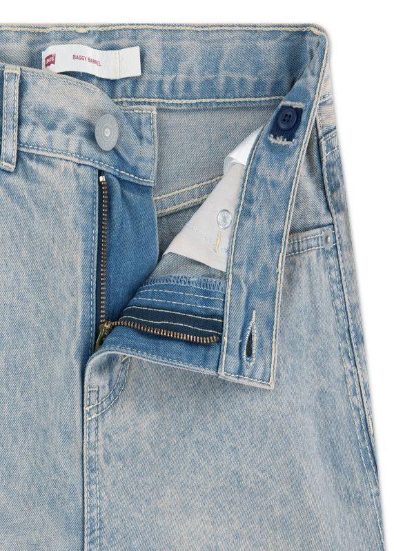 Jeans Niña Baggy Barrel Azul Claro Levis-3