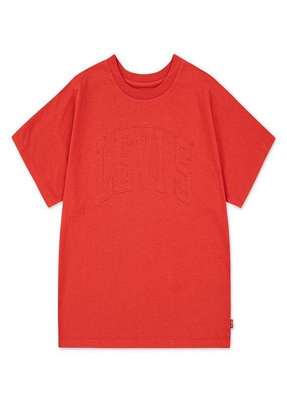 Polera Niña MC Red Rojo Levis-0