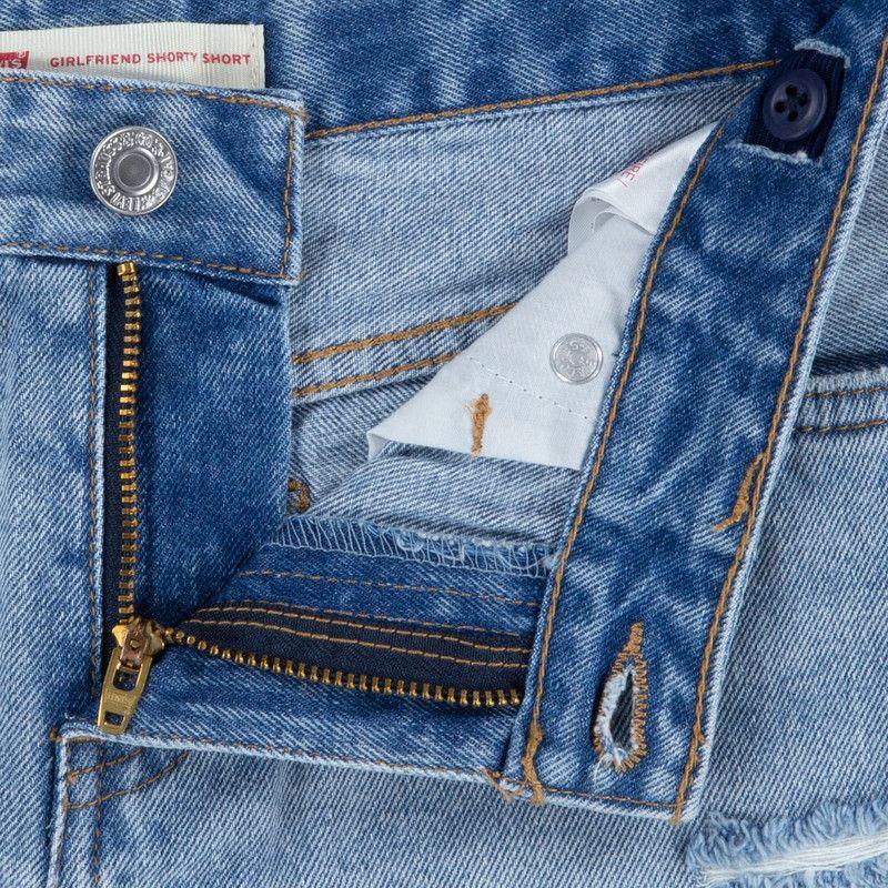 Short Niña Girlfriend Azul Levis 41D152-L6L-7-5