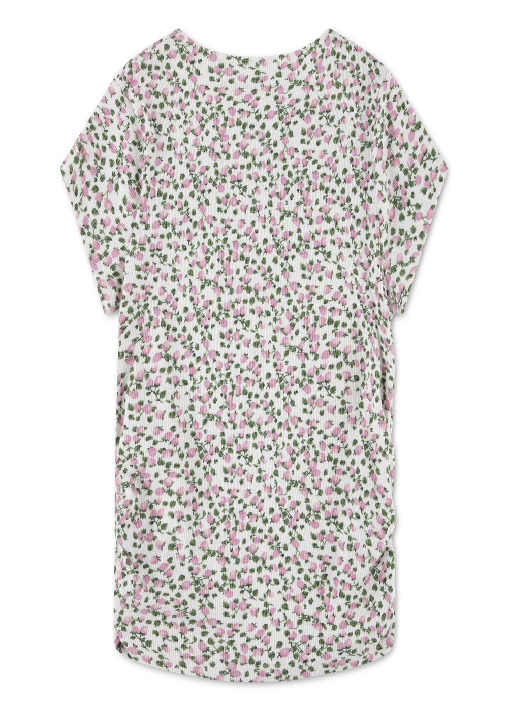 Polera Niña Acanalada Floral Abercrombie & Fitch-1