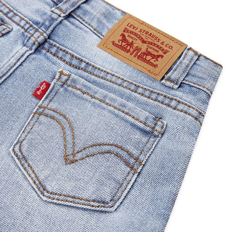 Short Niña Mom Print Azul Levis 31M214-L9V-4-4